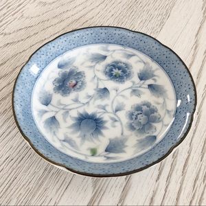 Japanese Antique Dish Decorative Vintage Blue and White